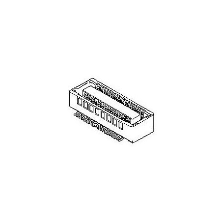 Molex Board To Board & Mezzanine Connectors 0.4 Btb Rec Hsg Assy 60Ckt Embtp Pkg 546840608